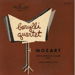 Wolfgang Amadeus Mozart / Barylli Quartet / Wilhelm Hübner String Quintet In C Major K. 515 Vinyl LP USED