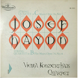 Joseph Haydn / Wiener Konzerthausquartett String Quartet In C Major, Opus 76, No. 3 / String Quartet In B Flat Major, Opus 76, No. 4 Vinyl LP USED