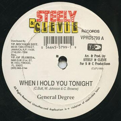 General Degree / Frisco Kid When I Hold You Tonight / Matey Get Wild USED VINYL 12INCH 45 RPM