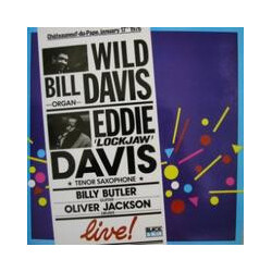 Wild Bill Davis / Eddie "Lockjaw" Davis Live! Vinyl LP USED