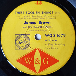 James Brown & The Famous Flames These Foolish Things USED VINYL 7INCH SINGLE 45 RPM