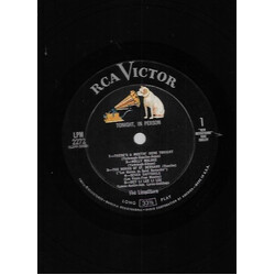 The Limeliters Tonight: In Person Vinyl LP USED