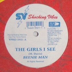 Beenie Man / Alley Cat (4) The Girls I See / Erotic Reason USED VINYL 12INCH
