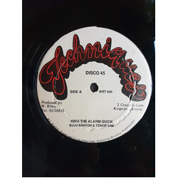 Buju Banton / Tenor Saw Ring The Alarm Quick USED VINYL 12INCH 45 RPM MAXI-SINGLE
