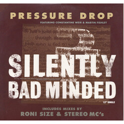 Pressure Drop Silently Bad Minded USED VINYL 12INCH 33 S RPM SINGLE