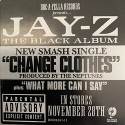 Jay-Z Change Clothes / What More Can I Say USED VINYL 12INCH