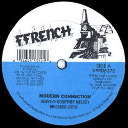 Heavy D / Courtney Melody / Brigadier Jerry Modern Connection / Modern Girl USED VINYL 12INCH 45 RPM