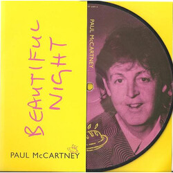 Paul McCartney Beautiful Night USED VINYL 7INCH 45 RPM PICTURE DISC