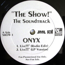 Onyx;Kali Ranks "The Show!" The Soundtrack USED VINYL 12"