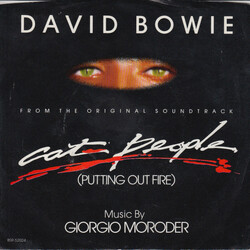 David Bowie Cat People (Putting Out Fire) USED VINYL 7INCH 45 RPM SINGLE PROMO