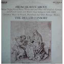 Deller Consort From Heaven Above Vinyl LP USED