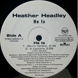 Heather Headley He Is USED VINYL 12INCH PROMO SINGLE