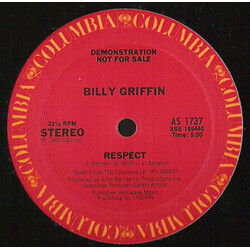 Billy Griffin Respect USED VINYL 12INCH 33 S RPM PROMO