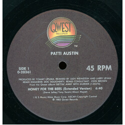 Patti Austin Honey For The Bees USED VINYL 12INCH 45 RPM MAXI-SINGLE