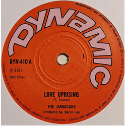 The Jamaicans Love Uprising USED VINYL 7INCH 45 RPM SINGLE