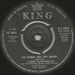 Larry Cunningham (2) / The Mighty Avons The World You Left Behind Vinyl 7" USED