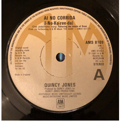 Quincy Jones Ai No Corrida (I-No-Ko-ree-da) USED VINYL 7INCH 45 RPM SINGLE
