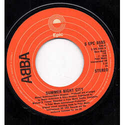 ABBA Summer Night City USED VINYL 7INCH 45 RPM SINGLE STEREO