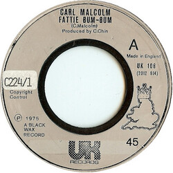 Carl Malcolm / Skin, Flesh & Bones Fattie Bum-Bum / Bum-Bum Situation Vinyl 7" USED