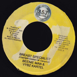 Beenie Man / Vybz Kartel Breast Specialist USED VINYL 7INCH 45 RPM