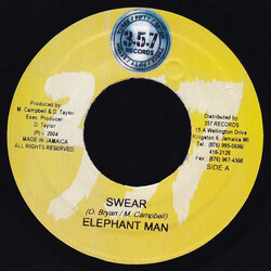 Elephant Man Swear USED VINYL 7INCH 45 RPM