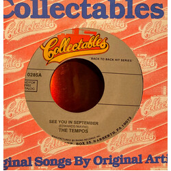 The Tempos / Joe Bennett And The Sparkletones See You In September / Boys Do Cry USED VINYL 7INCH 45 RPM REISSUE