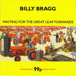 Billy Bragg Waiting For The Great Leap Forwards VINYL 7" USED