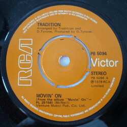Tradition Movin' On USED VINYL 7INCH STEREO