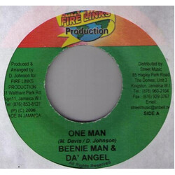 Beenie Man / D'Angel One Man USED VINYL 7INCH 45 RPM