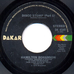 Hamilton Bohannon Disco Stomp USED VINYL 7INCH 45 RPM