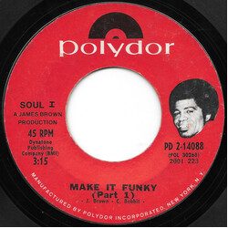 James Brown Make It Funky USED VINYL 7INCH 45 RPM STYRENE