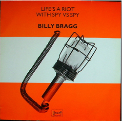 Billy Bragg Life's A Riot With Spy Vs Spy Vinyl LP USED