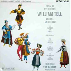 Gioacchino Rossini / Herbert von Karajan / Philharmonia Orchestra Overtures William Tell And The Famous Five Vinyl LP USED