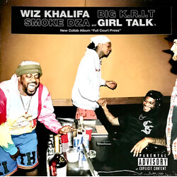 Wiz Khalifa / Big K.R.I.T. / Smoke DZA / Girl Talk Full Court Press Vinyl LP USED
