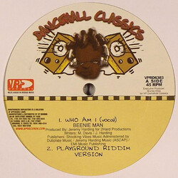 Beenie Man / Sean Paul Who Am I (Vocal) / Infiltrate USED VINYL 12INCH REISSUE 45 RPM