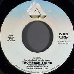 Thompson Twins Lies USED VINYL 7INCH 45 RPM SINGLE