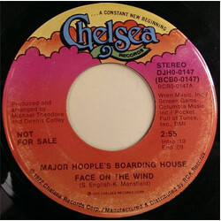 Major Hoople's Boarding House Face On The Wind USED VINYL 7INCH 45 RPM PROMO