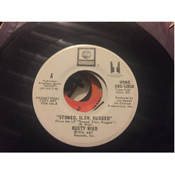 Rusty Wier Stoned, Slow, Rugged USED VINYL 7INCH 45 RPM PROMO