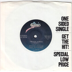 Michael Jackson / Paul McCartney The Girl Is Mine USED VINYL 7INCH 45 RPM SINGLE SIDED STYRENE