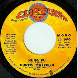 Curtis Mayfield Kung Fu USED VINYL 7INCH 45 RPM PROMO STYRENE STEREO MONO