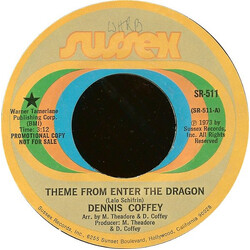 Dennis Coffey Theme From Enter The Dragon USED VINYL 7INCH 45 RPM SINGLE PROMO STYRENE
