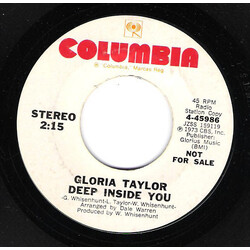Gloria Taylor Deep Inside You USED VINYL 7INCH 45 RPM SINGLE PROMO STEREO MONO