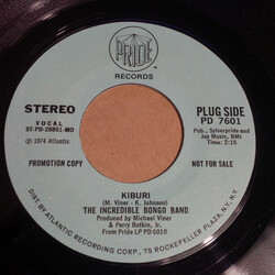 The Incredible Bongo Band Kiburi USED VINYL 7INCH 45 RPM PROMO STEREO MONO