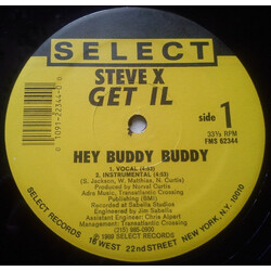 Steve X Get Il Hey Buddy Buddy VINYL 12" USED