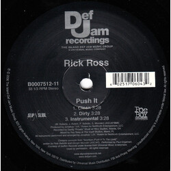 Rick Ross Push It USED VINYL 12INCH 33 S RPM