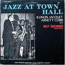 Illinois Jacquet / Arnett Cobb / Milt Buckner / Panama Francis Jazz At Town Hall Vinyl LP USED