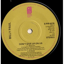 Billy Paul Don't Give Up On Us / The Times Of Our Lives USED VINYL 7INCH 45 RPM STEREO