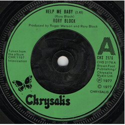 Rory Block Help Me Baby USED VINYL 7INCH 45 RPM