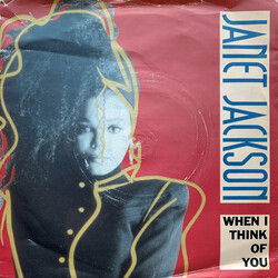 Janet Jackson When I Think Of You USED VINYL 7INCH 45 RPM SINGLE