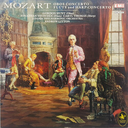 Wolfgang Amadeus Mozart / The London Philharmonic Orchestra / Andrew Litton Oboe Concerto / Flute And Harp Concerto Vinyl LP USED